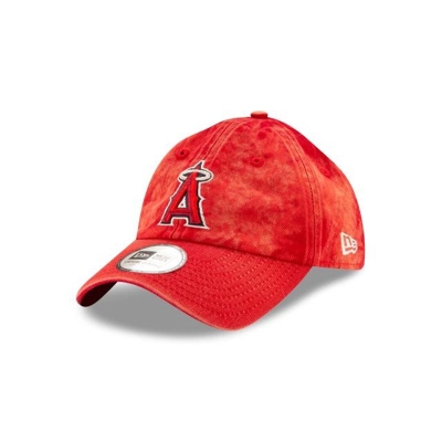 Sapca New Era Los Angeles Angels MLB Hand Brush Wash Casual Classic Adjustable - Negrii